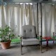 Inexpensive DIY Outdoor Patio Drop Cloth Curtains