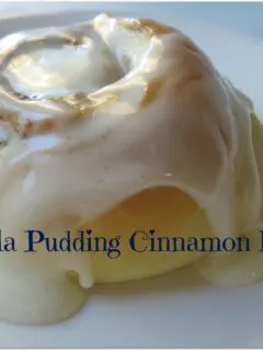 Vanilla Pudding Cinnamon Rolls