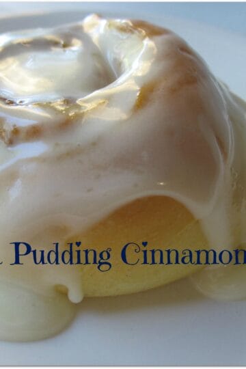 Vanilla Pudding Cinnamon Rolls
