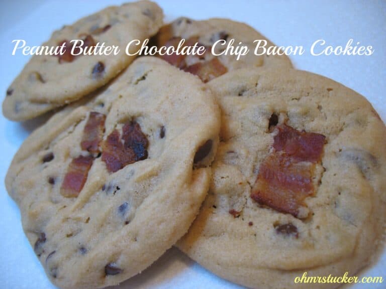 Peanut Butter Chocolate Chip Bacon Cookies
