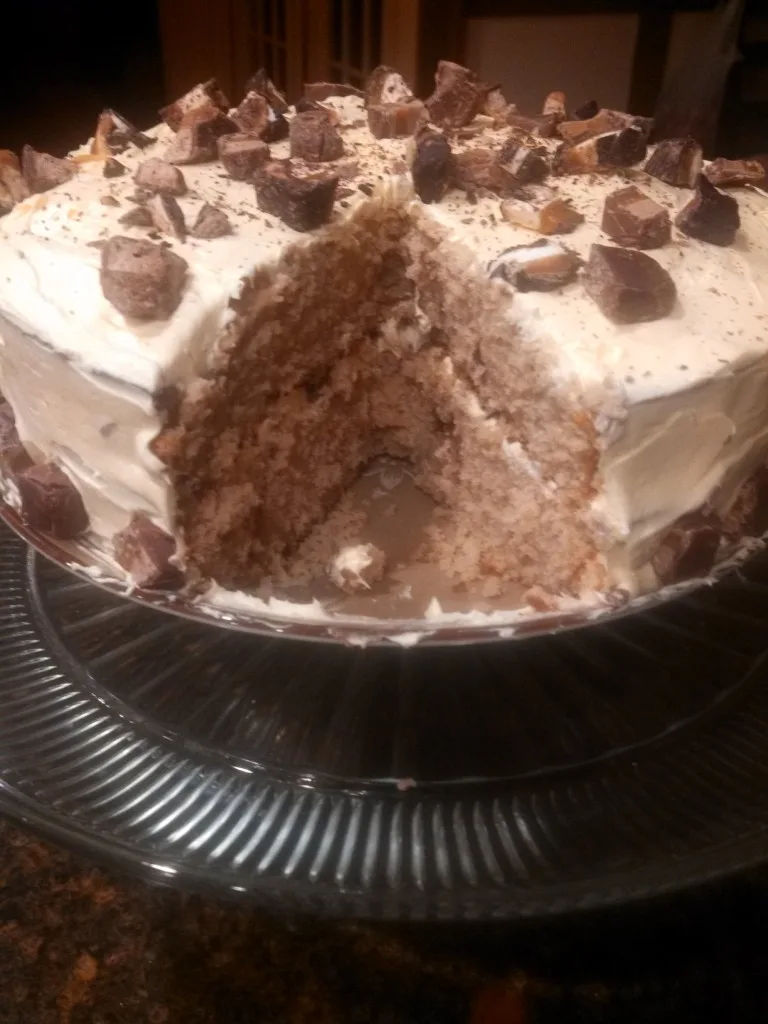 Candy Bar Cake Challenge