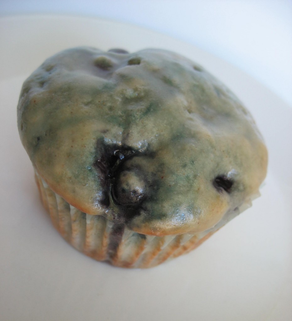 Blueberry Muffins with Double-D Donut Glaze