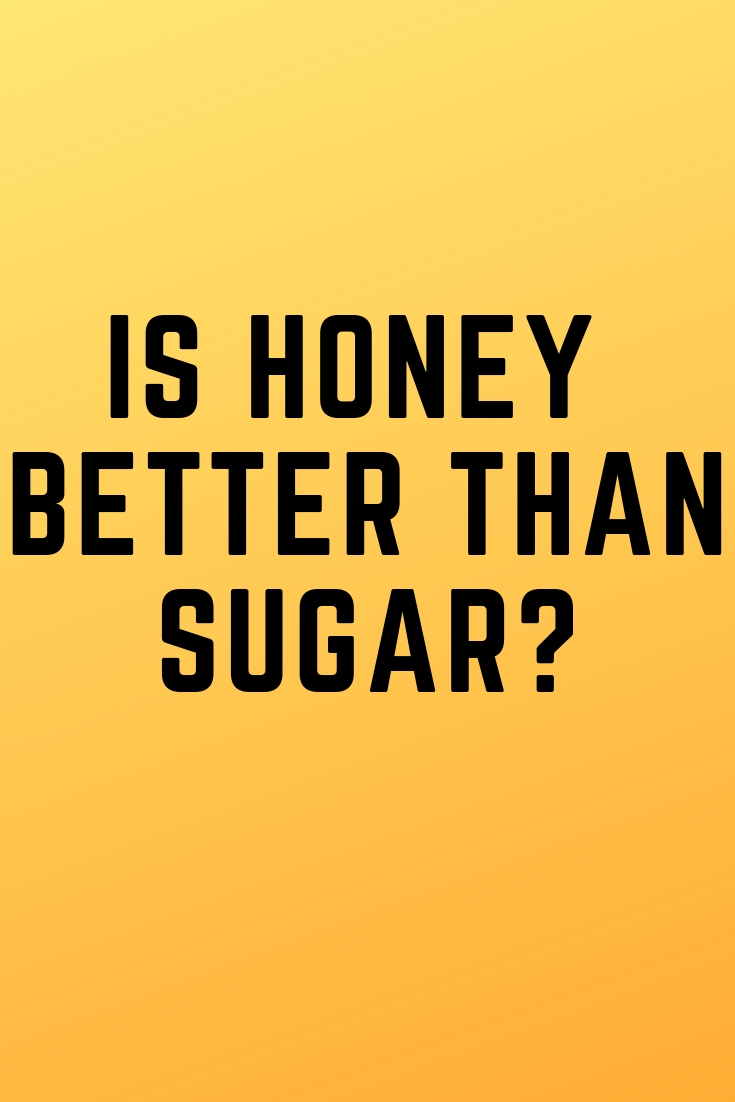 text graphic: Is Honey Better Than Sugar