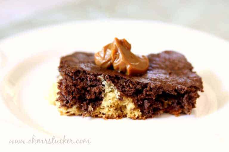 Chocolate Banana Cake on a plate