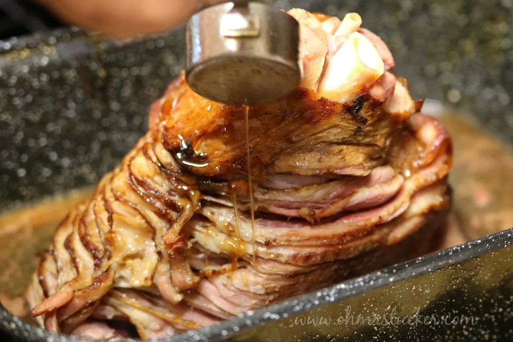 Easy Spiral Ham with Pineapple Honey Glaze