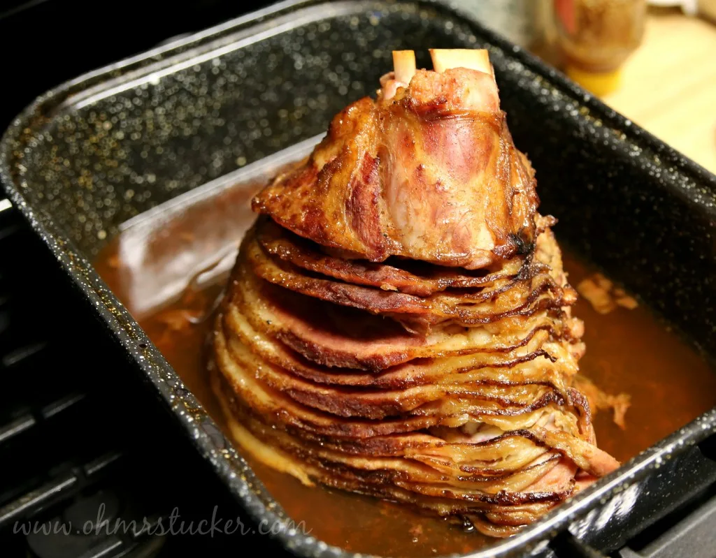 Easy Spiral Ham with Pineapple Honey Glaze