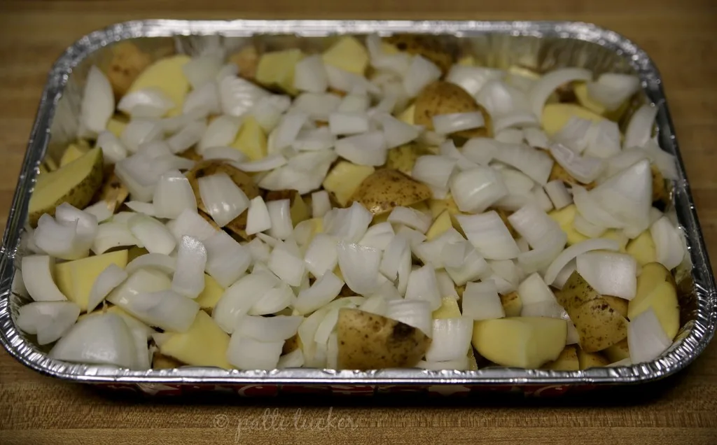 Easy Grilled Potatoes and Onion