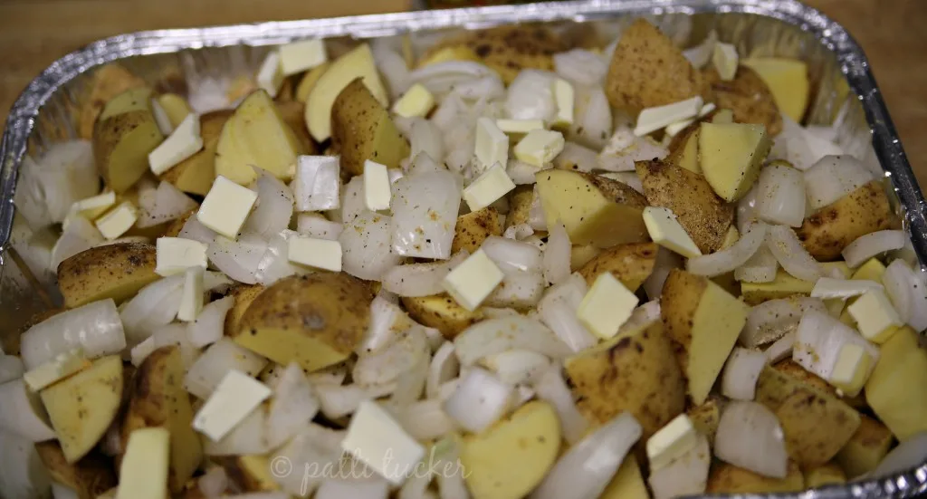 Easy Grilled Potatoes and Onion