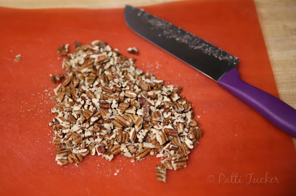 Caramel-Filled Double Chocoalte Brwonies with Toasted Pecans