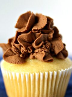 Buttermilk Cupcakes with Chocolate Buttercream