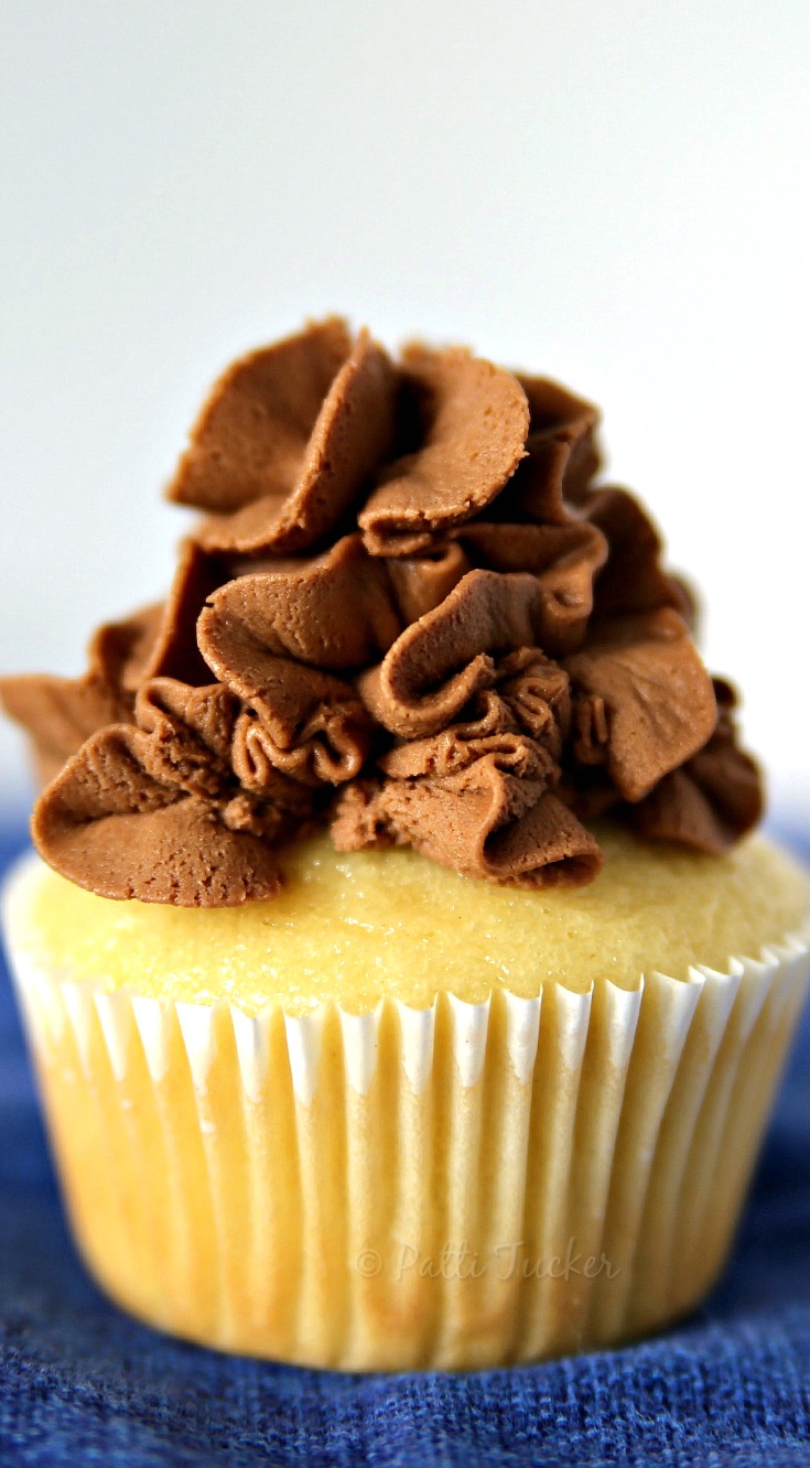 Buttermilk Cupcakes with Chocolate Buttercream