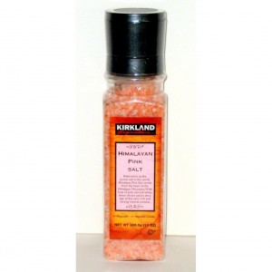 Himalayan Pink Salt in a grinder