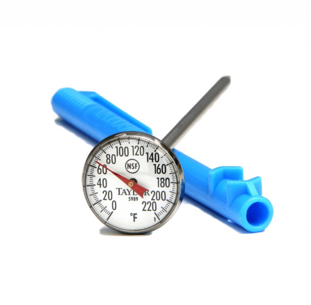 Using a Quick-Read Meat Thermometer When Grilling Outdoors