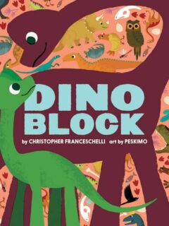 Dino Block Board Book for Toddlers