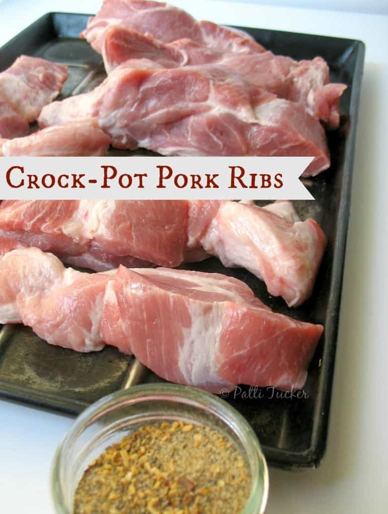 Easy Crock Pot Country Style Pork Ribs