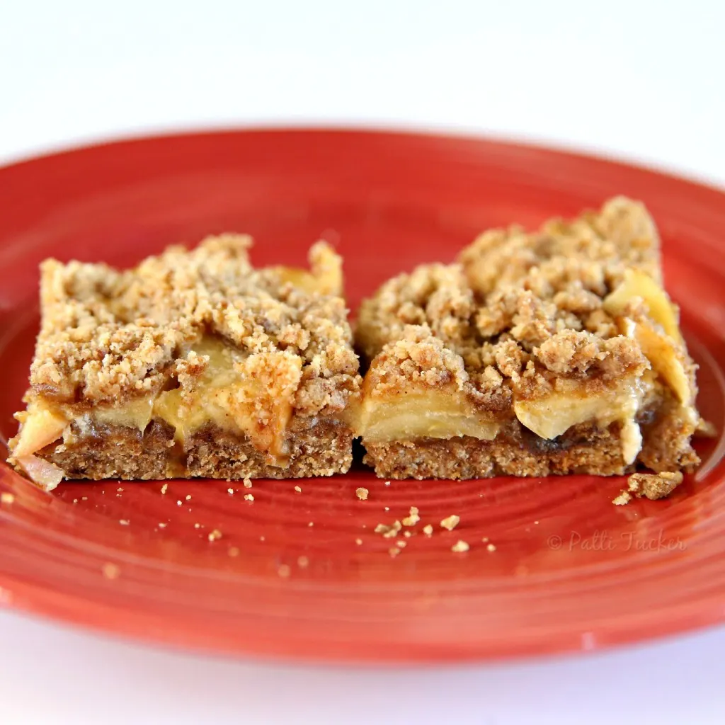 Coconut Palm Sugar Caramel Apple Bars