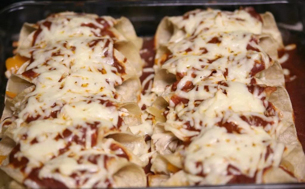 Easy Chicken Enchiladas