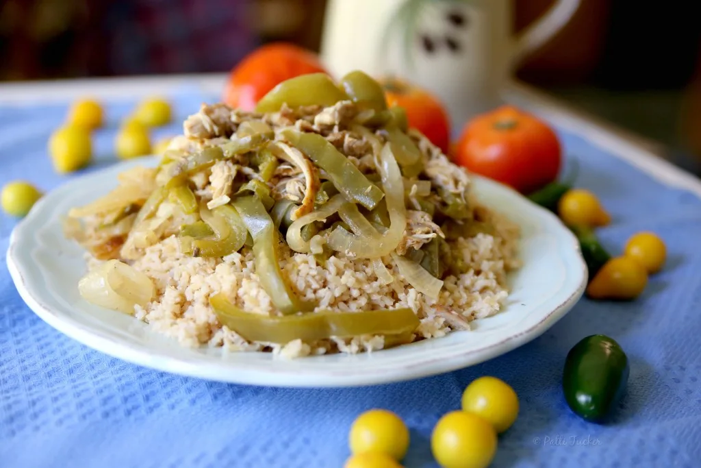 Slow Cooker Chicken Fajitas with Rice