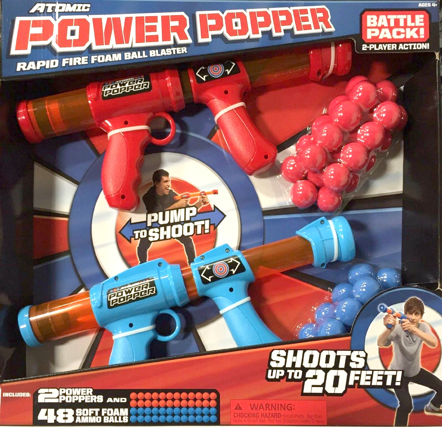 Looking for Indoor Fun? Atomic Soft Foam Power Poppers!
