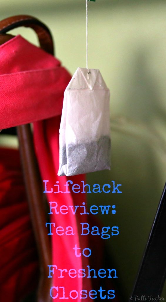 Tea Bags hanging in a Closets