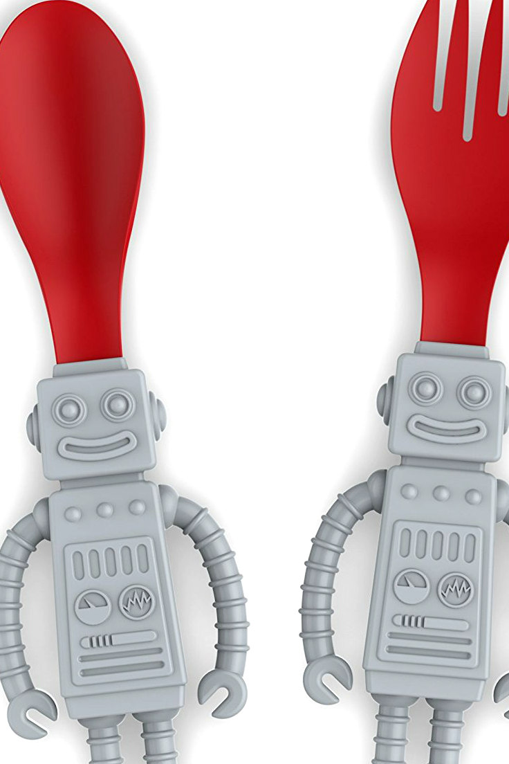 How to Have More Fun At Mealtime: Robot Utensils!