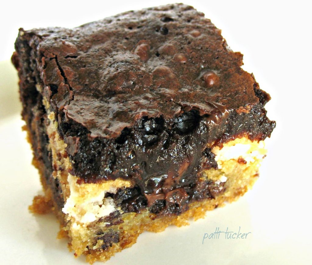 slice of slutty brownie