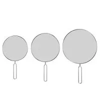Classic Cuisine 82-KIT1046 Splatter Screen Guards, Small, Medium and Large, Stainless Steel