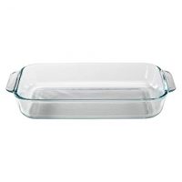 Pyrex SYNCHKG055786 Basics 2 Quart Glass Oblong Baking Dish, Clear 11.1 in. x 7.1 in. x 1.7