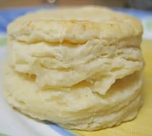 homemade rolled biscuit