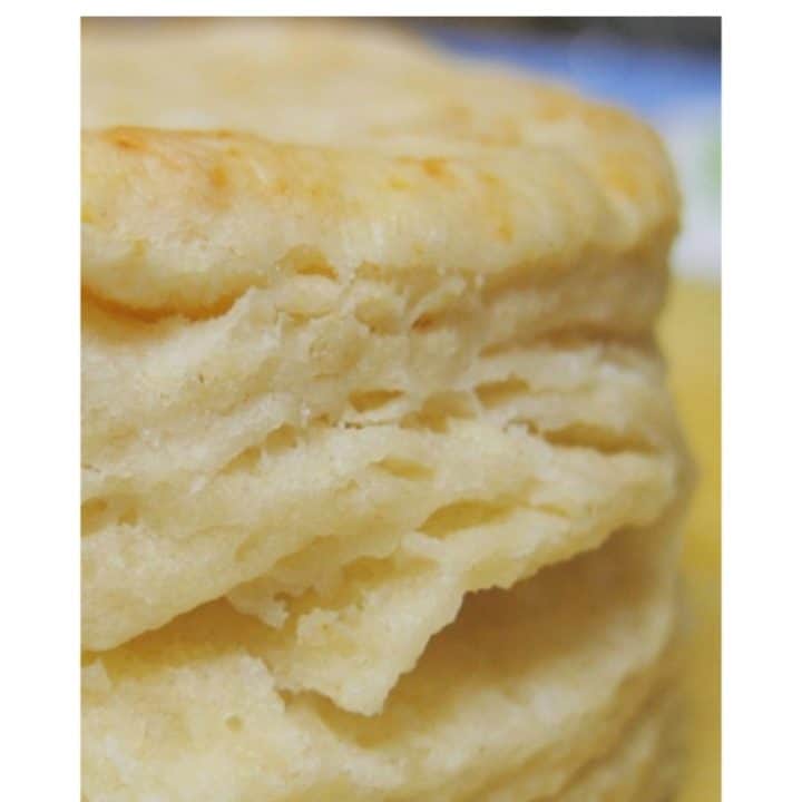 homemade rolled biscuit