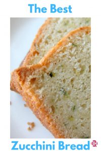 slices of Zucchini bread on a plate